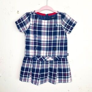 NAUTICA plaid shift dress